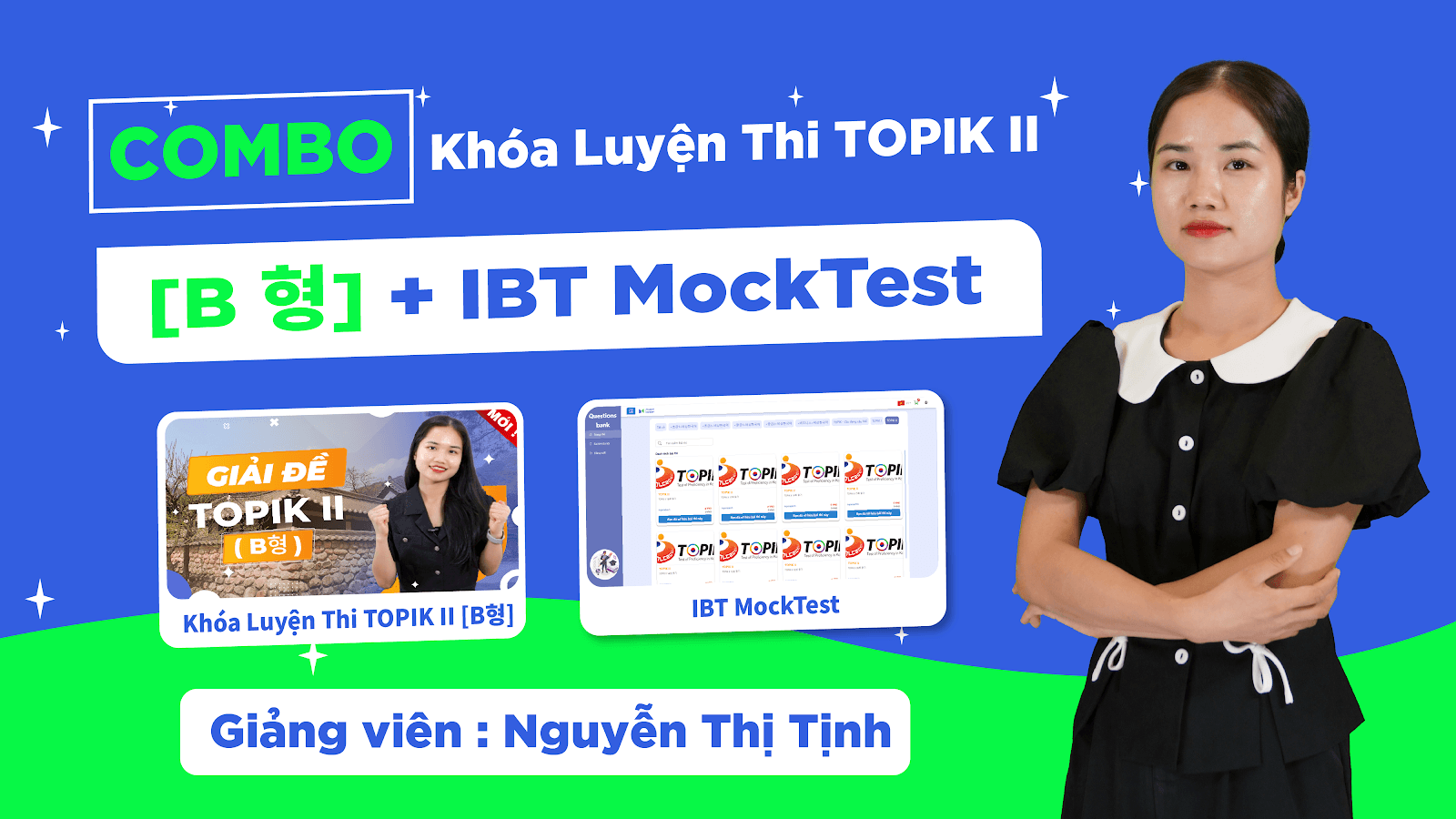 Combo khóa luyện thi TOPIK II với giáo viên Nguyễn Thị Tịnh